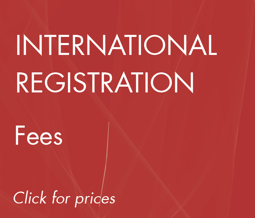 international registration, fees